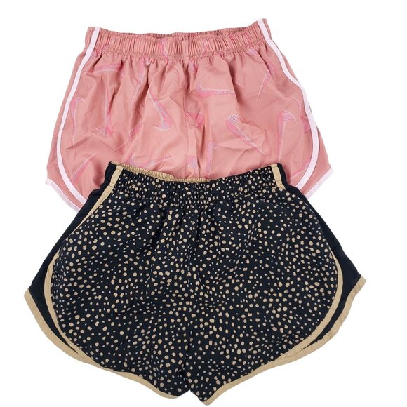 Lot Of 2 Nike Women's Medium Dri-Fit Training Shorts Workout Running Jogging - Picture 2 of 16